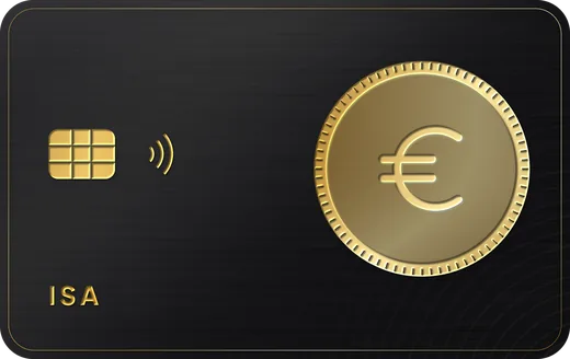 Cartão premium: Euro black