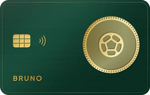 Cartão premium: Bola de ouro